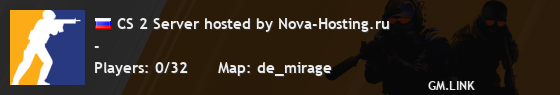 CS 2 Server hosted by Nova-Hosting.ru