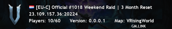 [EU-C] Official #1018 Weekend Raid | 3 Month Reset