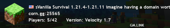 sVanilla Survival 1.21.4-1.21.11 Dunced? More like Funced!