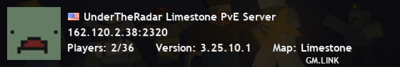 UnderTheRadar Limestone PvE Server