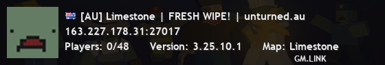 [AU] Limestone | FRESH WIPE! | unturned.au