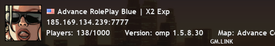Advance RolePlay | Blue Server