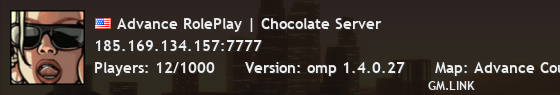 Advance RolePlay | Chocolate Server