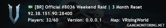 [BR] Official #8027 Weekend Raid | 3 Month Reset