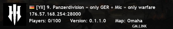 [YII] 9. Panzerdivision » only GER + Mic » only warfare
