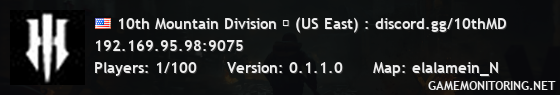 10th Mountain Division (US East) : discord.gg/10thMD