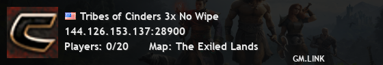 Tribes of Cinders 3x No Wipe