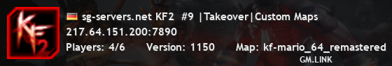 sg-servers.net KF2  #9 |Takeover|Custom Maps