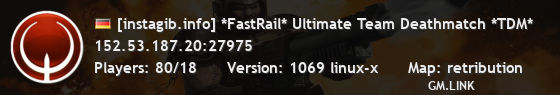 [instagib.info] *FastRail* Ultimate Team Deathmatch *TDM*