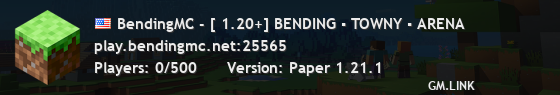BendingMC - [ 1.20+] BENDING ▪ TOWNY ▪ ARENA