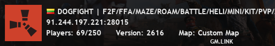 DOGFIGHT | F2F/FFA/MAZE/ROAM/BATTLE/HELI/MINI/KIT/PVP/AIM